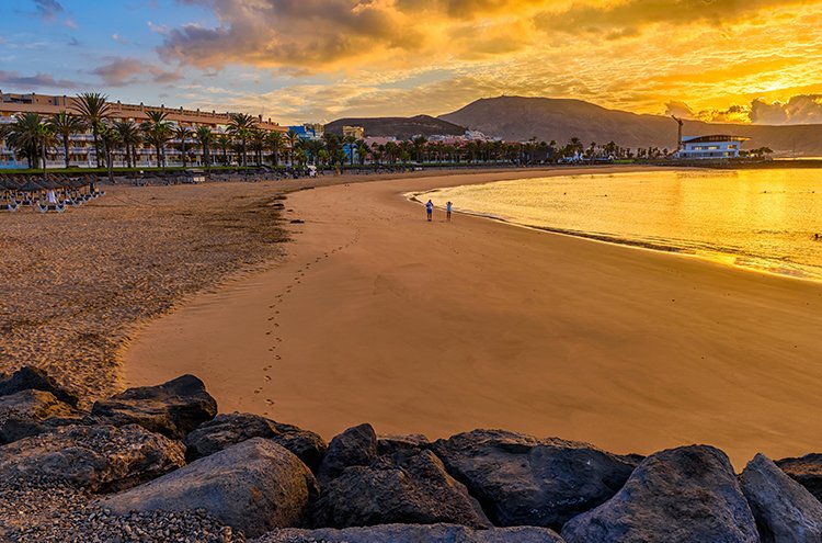 Playa de las Americas in Tenerife